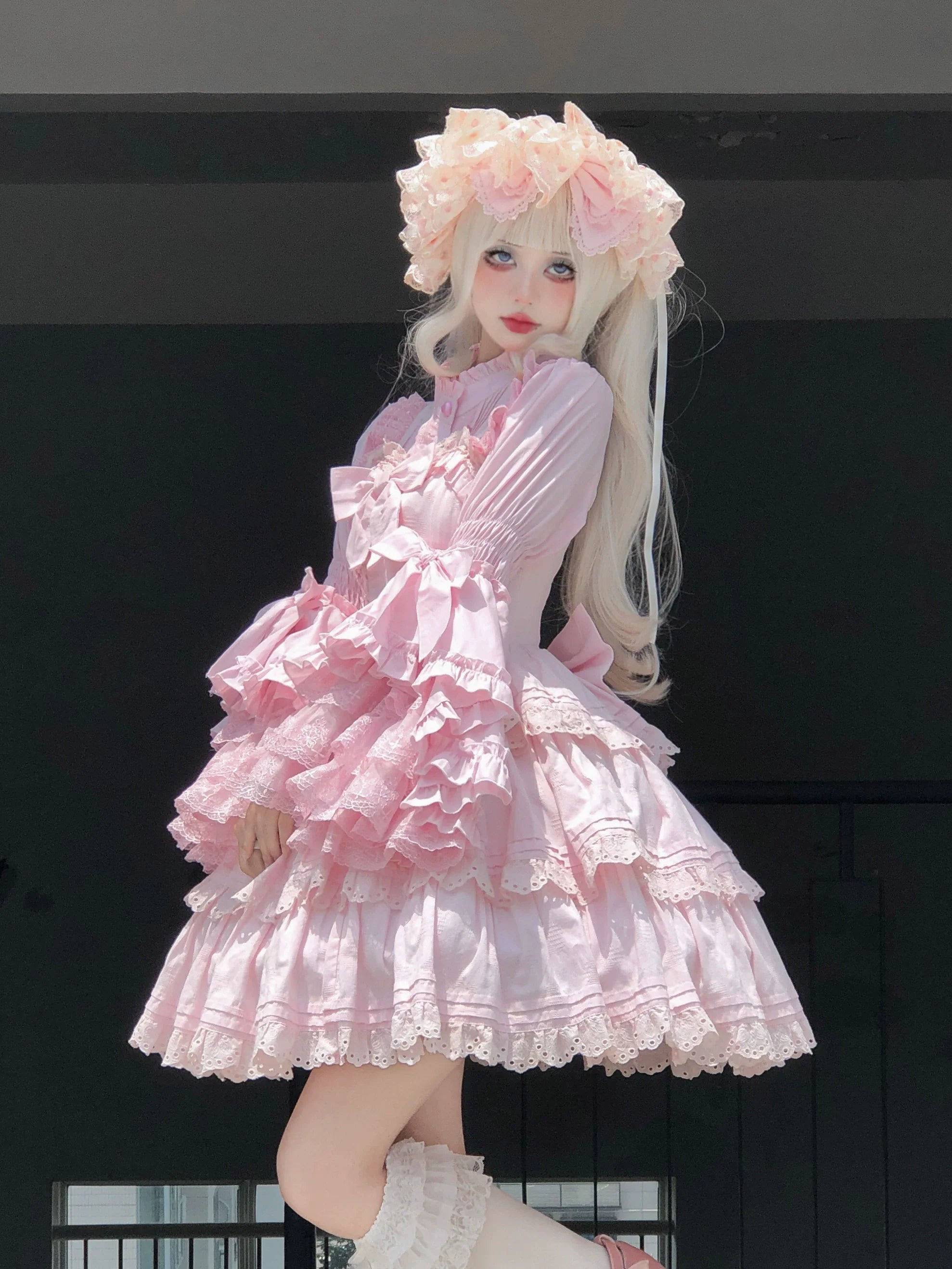Sweet Lolita Blouse Princess Sleeve Shirt Inner Wear - image 2