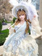 Cloris's Kiss - Sweet Lolita OP Dress and Accessories - image 8