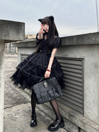 Castle Night - Dark Themed Gothic Lolita OP - image 17