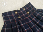 Rose - Elegant Lolita Fishbone Grid Skirt Customized - image 94