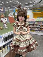 Plus Size Old-School Lolita Plaid JSK and OP Dress and Accessories - image 16