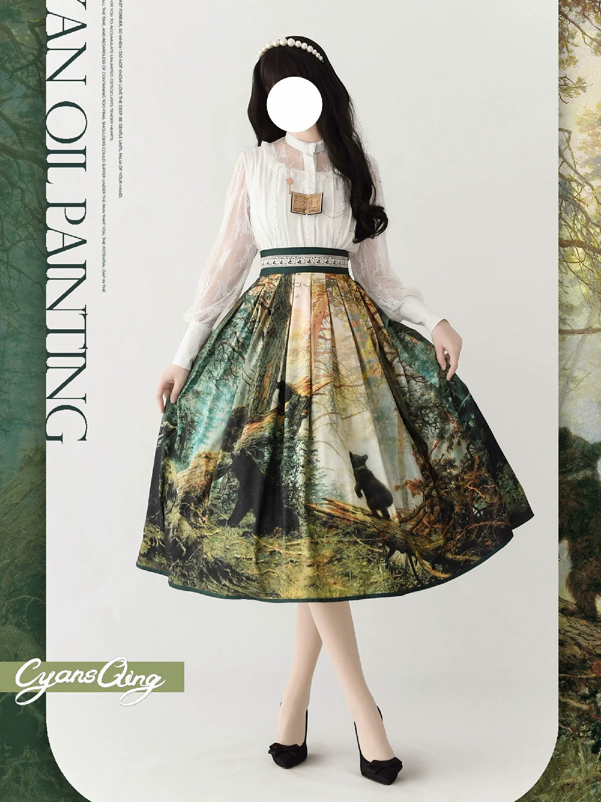 Oil Painting Collection - Elegant Lolita Skirt Printed SK - image 19