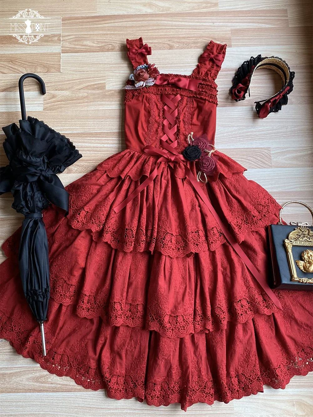 Forest Waltz - Classic Lolita Tiered Skirt Multi-layer Embroidered SK - image 39