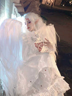 Gothic Lolita Accessory Red Bone Fake Collar - image 7