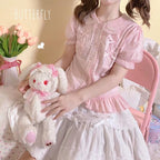 Little Fluttershy - Multi-Colored Cotton Lolita Shirt - image 11