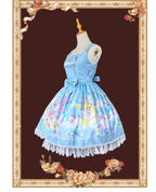 Sleepy Bear - Kawaii Lolita Bear and Star Printed Dress and Accessories - image 14