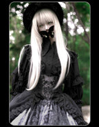 Bone-Eroded Butterfly - Gothic Lolita JSK & SK Set - image 25