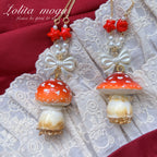 Handcraft Kawaii Lolita Mushroom Necklace - image 15