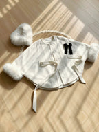 Winter Island Memory - Elegant Lolita Winter Coat & OP Dress Set - image 31