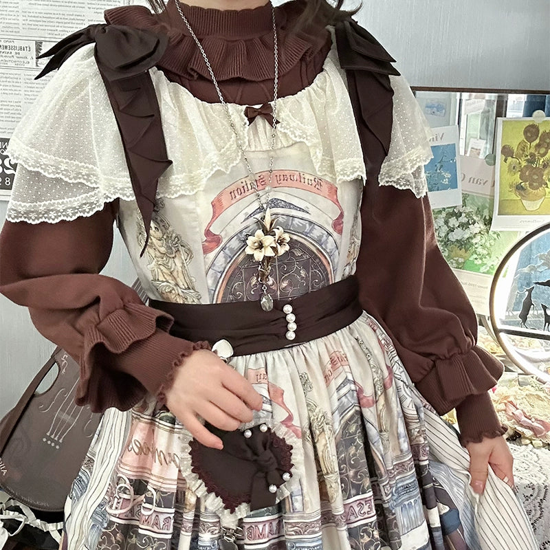 Sweet Lolita Sweater Autumn and Winter Lolita Inner Wear - image 35