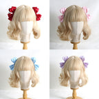 Sweet Lolita Ponytail Bow Hair Clips - image 1