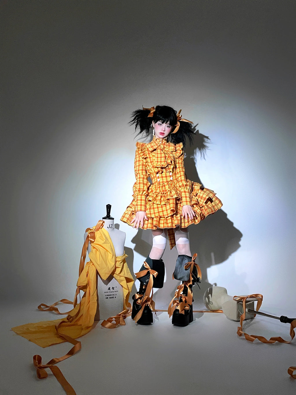 Humanoid Gift Box - Plaid Gothic Lolita Blouse & SK - image 29