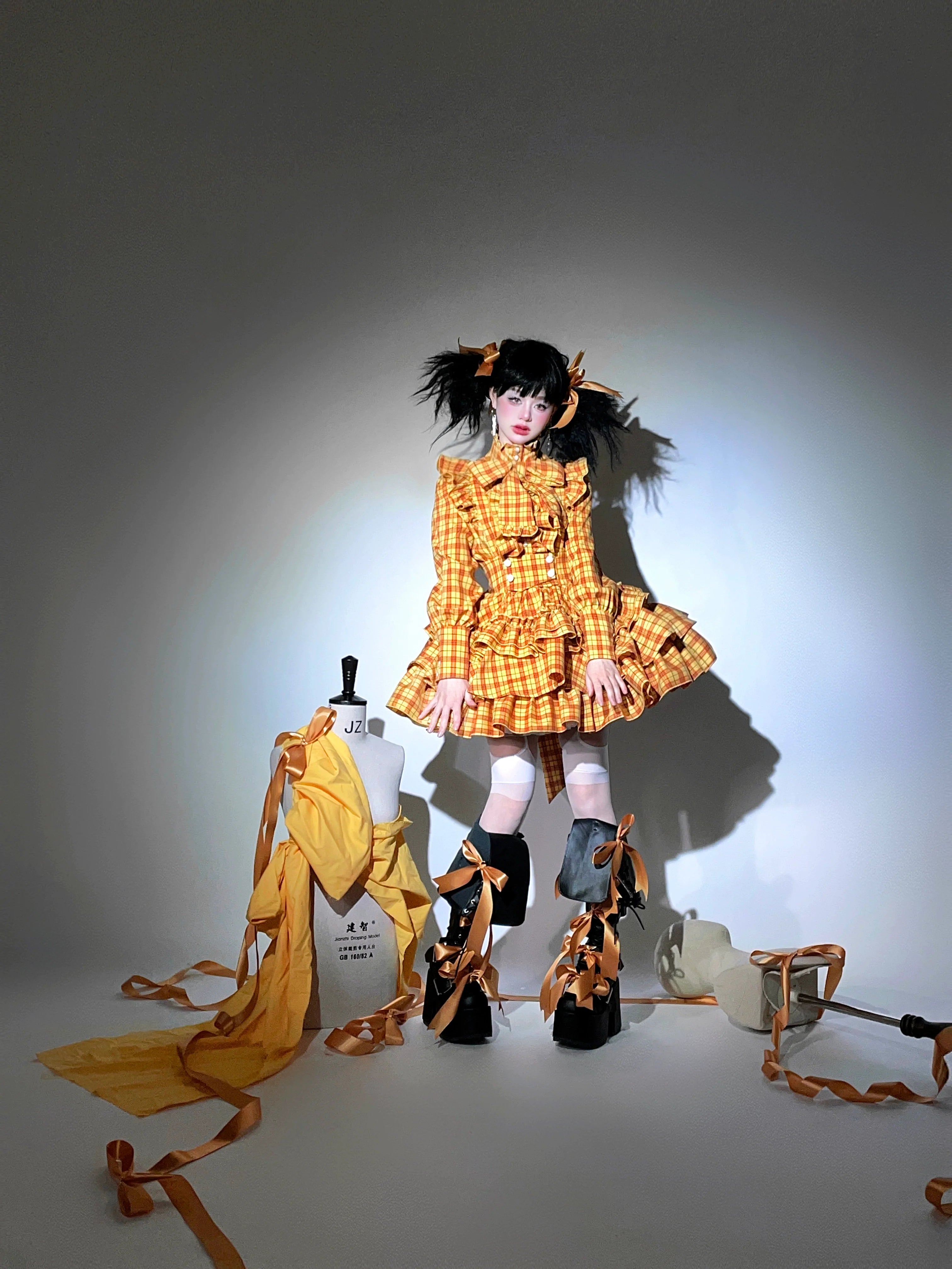 Humanoid Gift Box - Plaid Gothic Lolita Blouse & SK - image 29