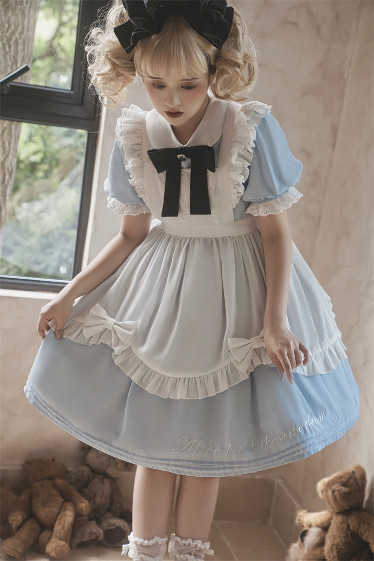 Sweet Alice - Short Sleeves Maid Lolita OP - image 28