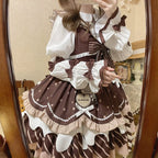 Chocolate Milk Pie - Sweet Lolita JSK Dress Summer Salopette - image 23