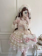 Butterfly Ballet - Sweet Lolita JSK Dress, Layered Tulle Hem - image 11