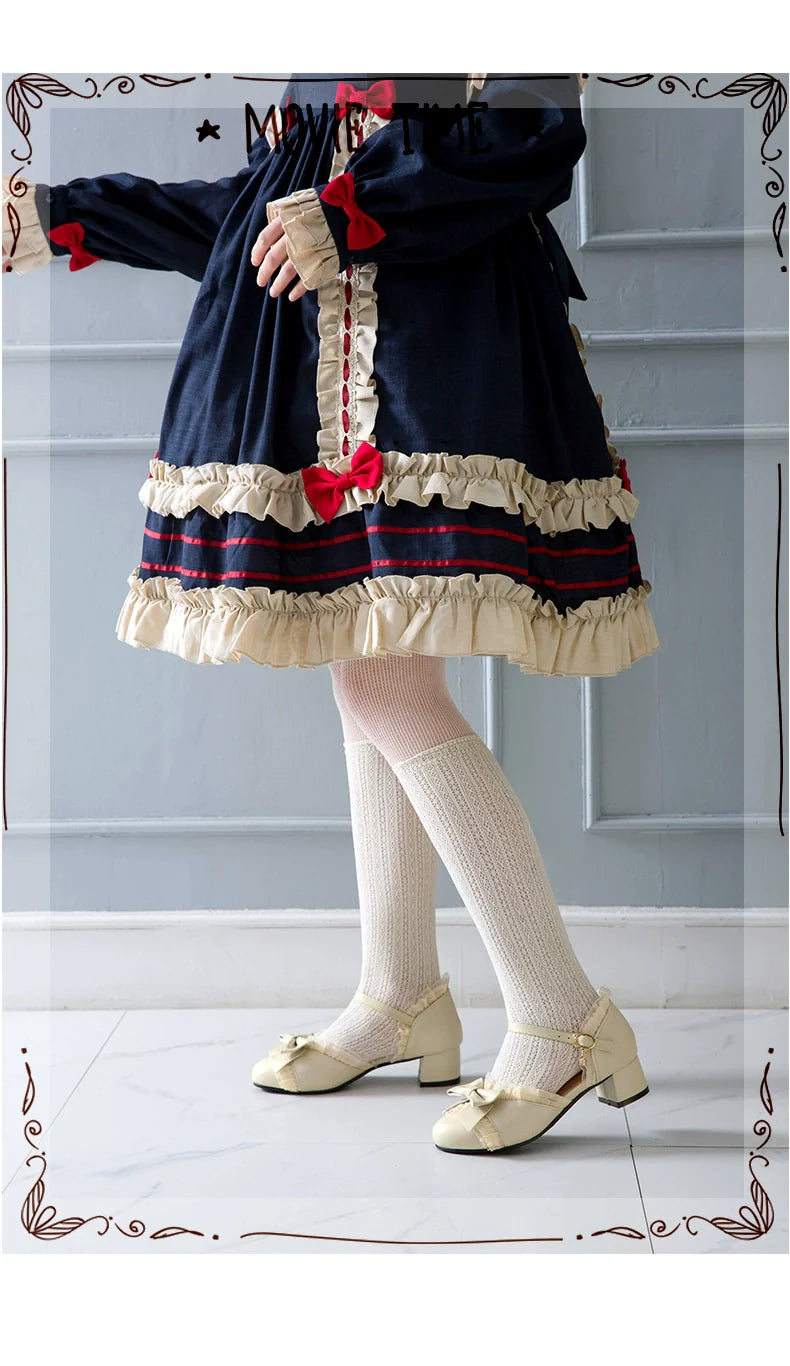 Sweet Lolita Round Toe Chunky Heel Shoes - image 12