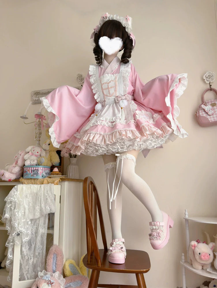 Sweet Meow Nurse - Maid Lolita Skirt Set Kawaii Lolita Dress - image 2