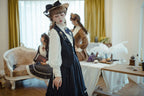 Rose Doll - Elegant Lolita Striped Fishbone Skirt - image 72