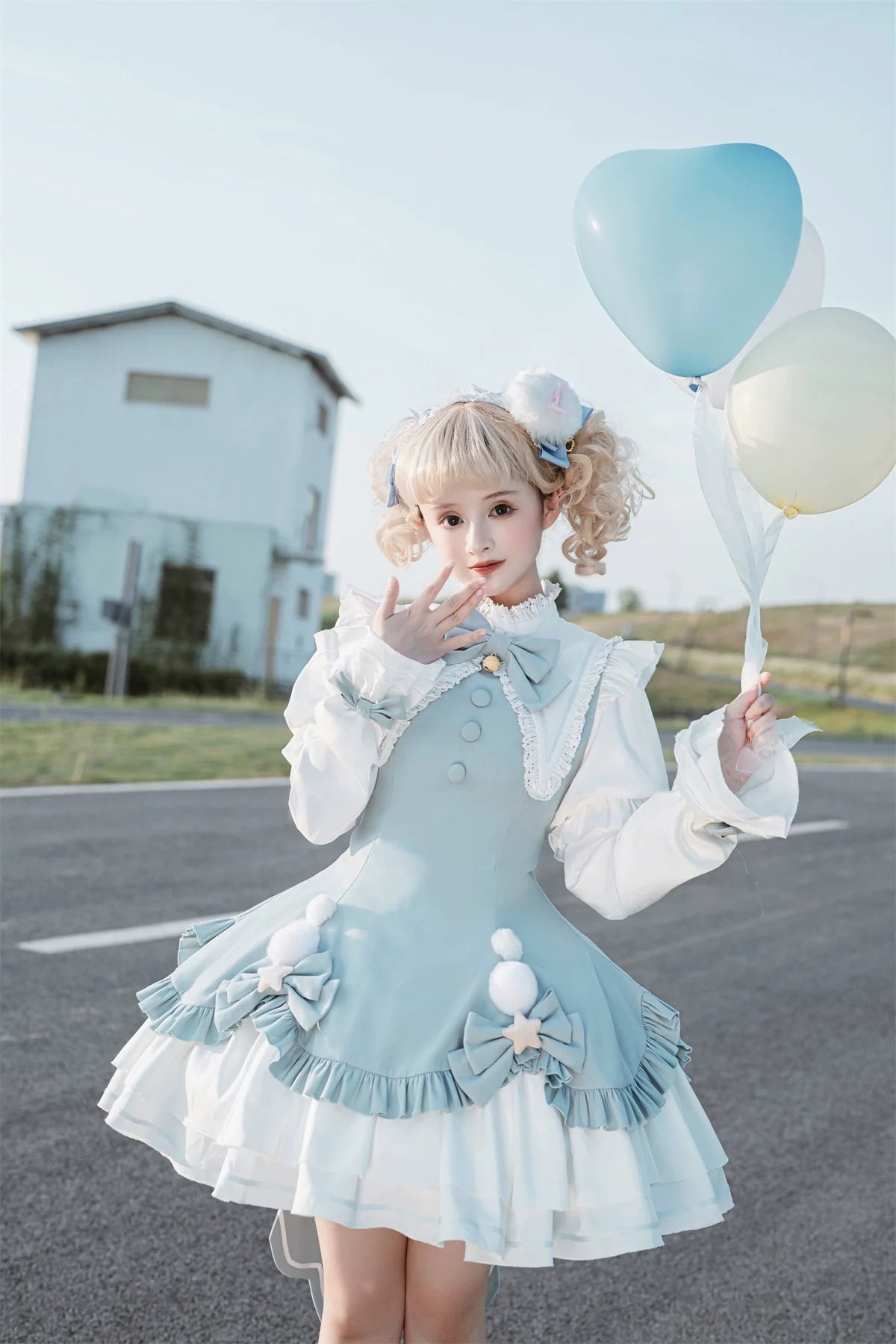 Magic Girl - Sweet Lolita Long Sleeve OP Christmas - image 12