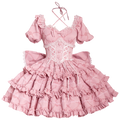 Puff Rose - Sweet Lolita OP Princess Bow Trailing Lolita Dress - image 14