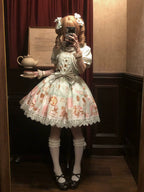 Dream Teahouse - Dessert Print Kawaii Lolita OP Dress Suit - image 33