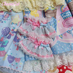 Cheese Cat - Sweet and Playful Strawberry Gingham Lace Cuffs - image 38