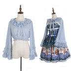 Cheese Chocolate Plus Size Lolita Long Sleeve Blouse - image 9