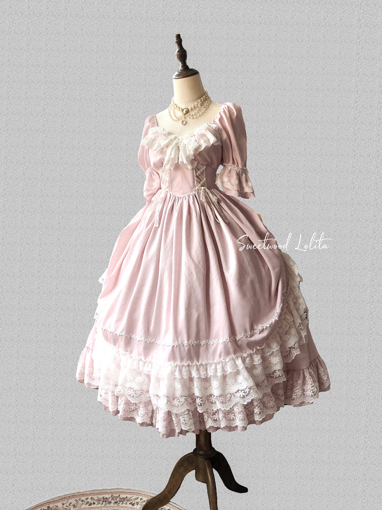 CLA Vintage French Lolita OP Dress - image 83