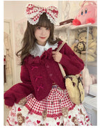 Napoleon Pastry - Sweet Lolita Cardigan, Detachable Bows - image 22