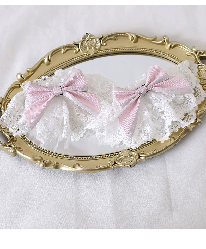 Sweet Lolita Handmade Christmas Pink Headdress - image 23