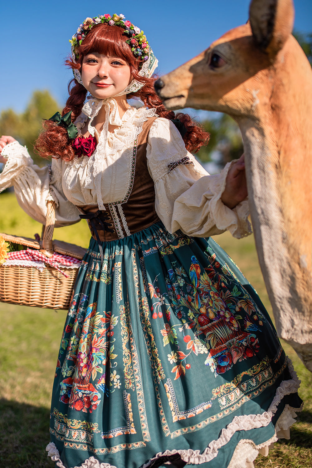 Rich Hymn - Lolita Bavarian Long Velvet JSK - image 8