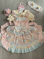 Sweet Cat Fruit Candy - Sweet Lolita Dessert Printed JSK Dress, Bows & Ruffles and Accessories - image 3