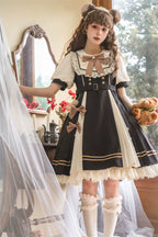 Chocolate Workshop - Classic Lolita Short and Long OP Dress - image 2