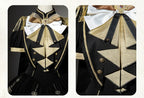 Glitter Oath - Military Lolita OP Dress with Detachable Split Tail Cloak - image 21