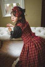 Rose - Elegant Lolita Fishbone Grid Skirt Customized - image 21