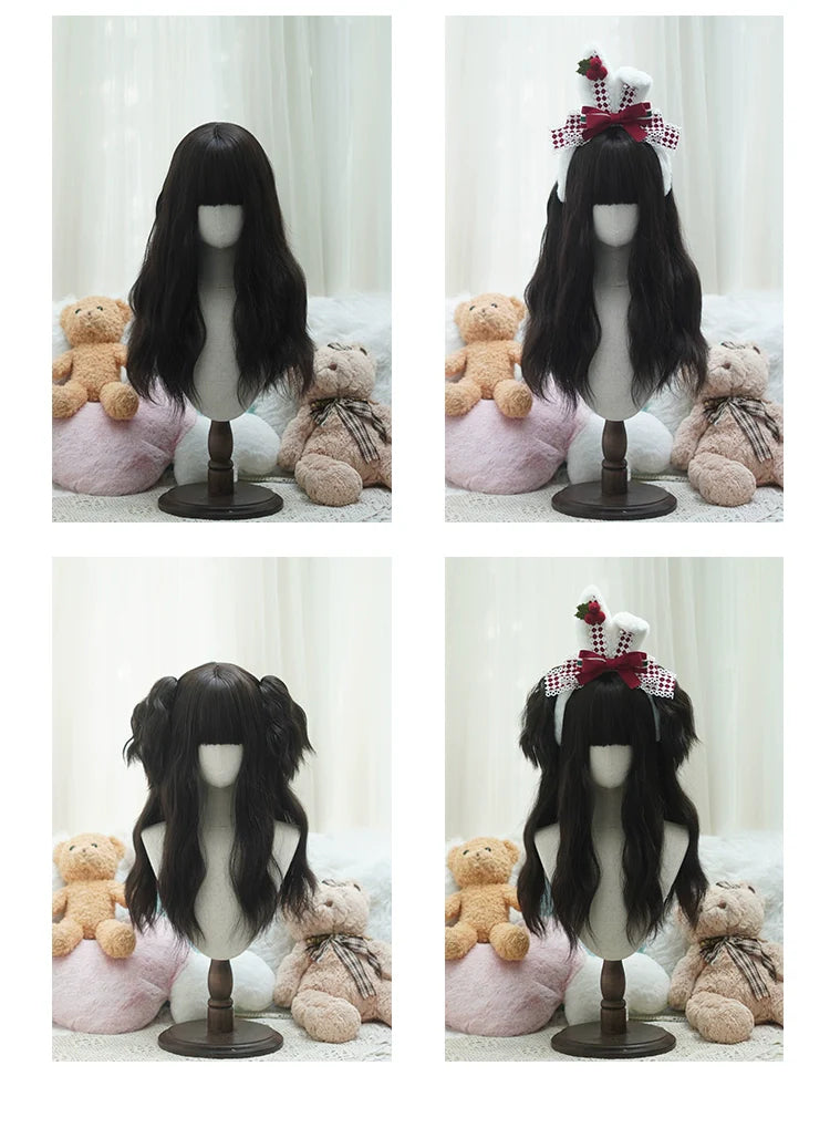 Sweet Lolita Long Wig with Detachable Ponytail - image 7