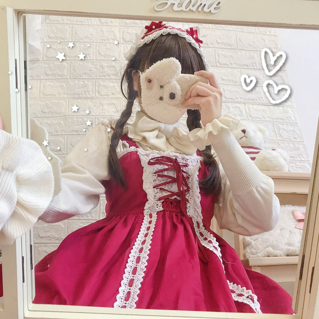 Sweet Lolita Woolen Sweater Multicolors - image 21