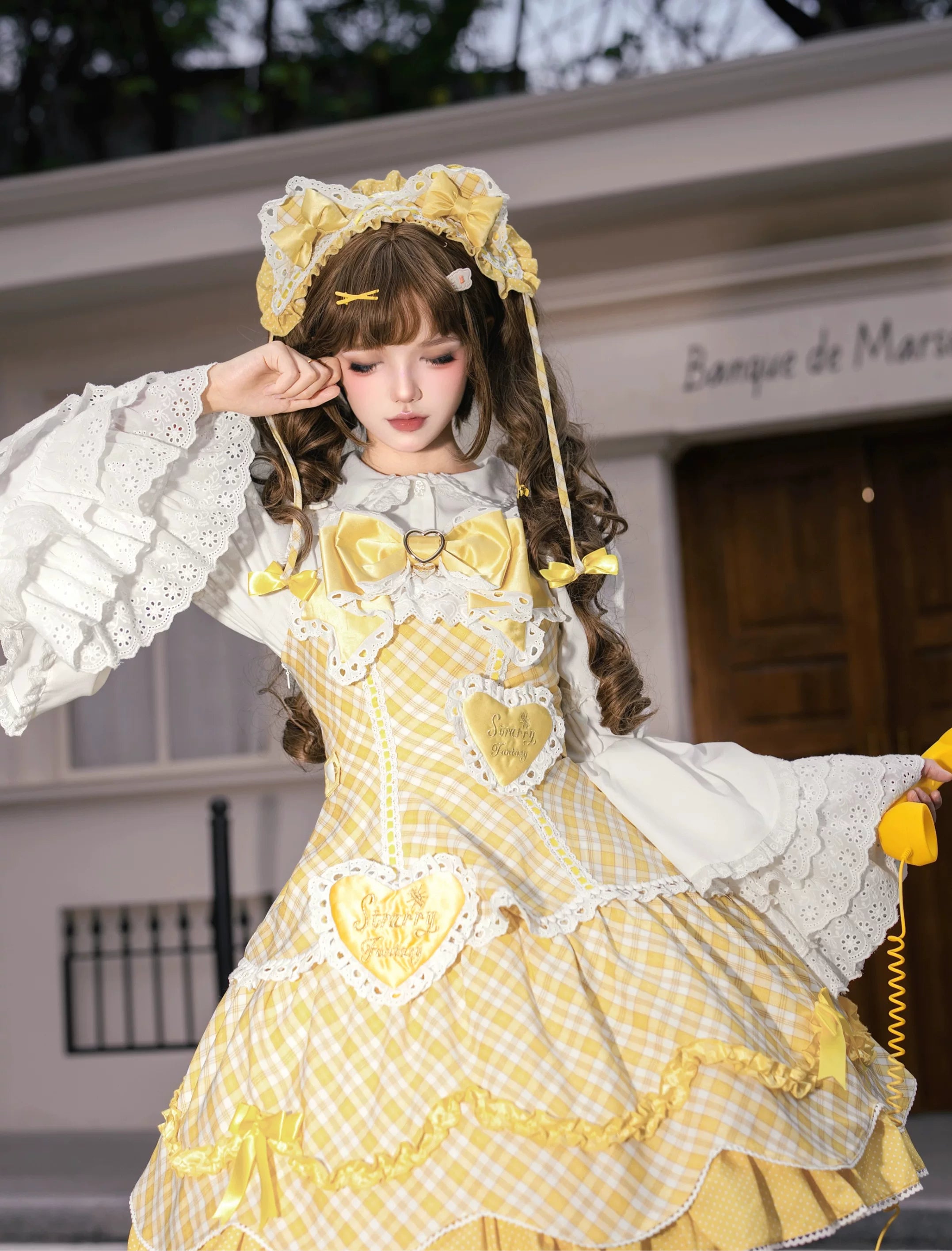 Shibuya Honey - Plus Size Sweet Lolita Plaid OP & JSK Dress - image 23
