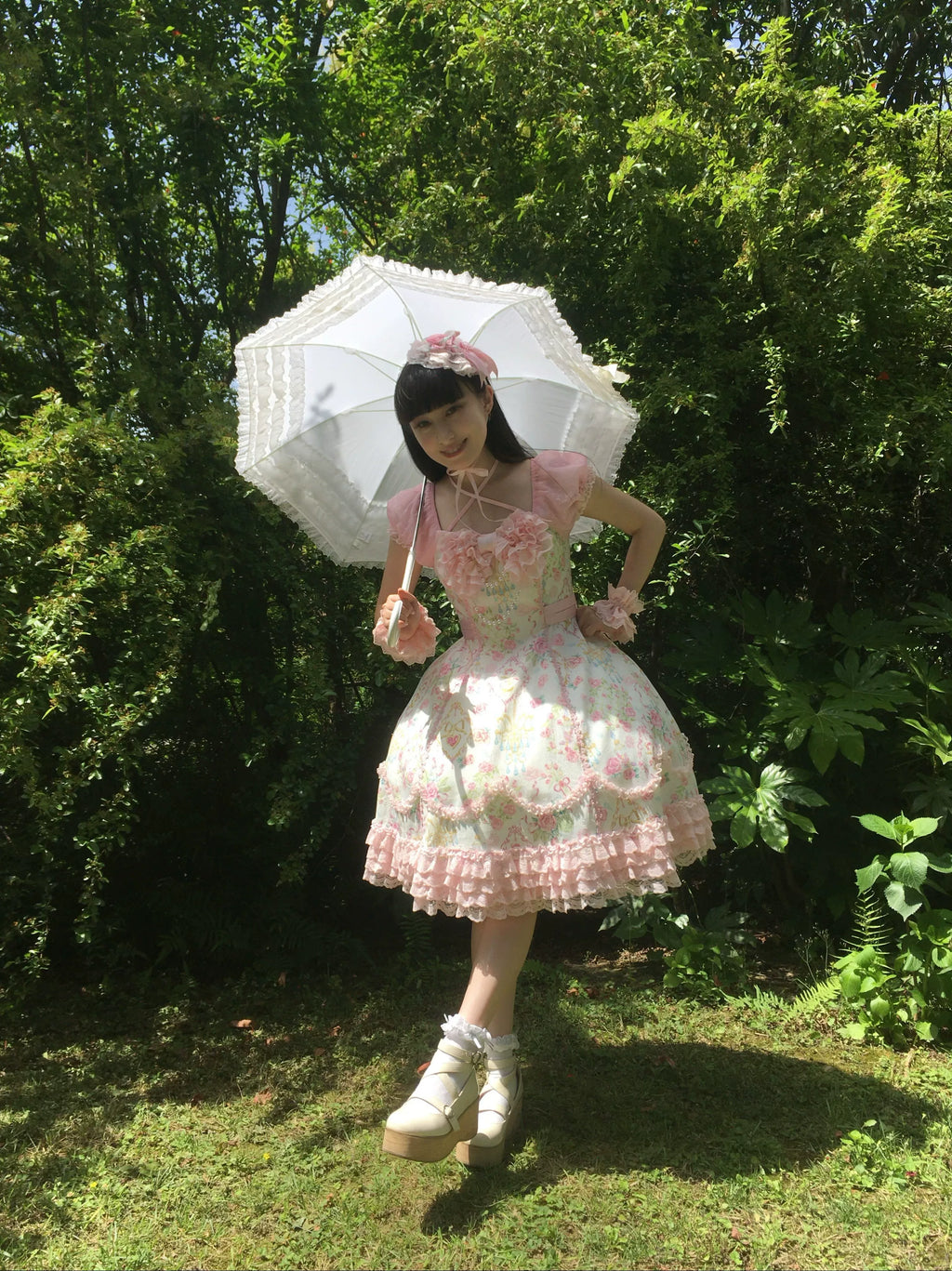 Spring 2025 Old School Lolita Floral JSK and OP Dress Series and Accessories - image 16