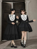 Audrey's Reply - Classic Lolita Square Neck OP, Detachable Embroidered Collar and Accessories - image 10