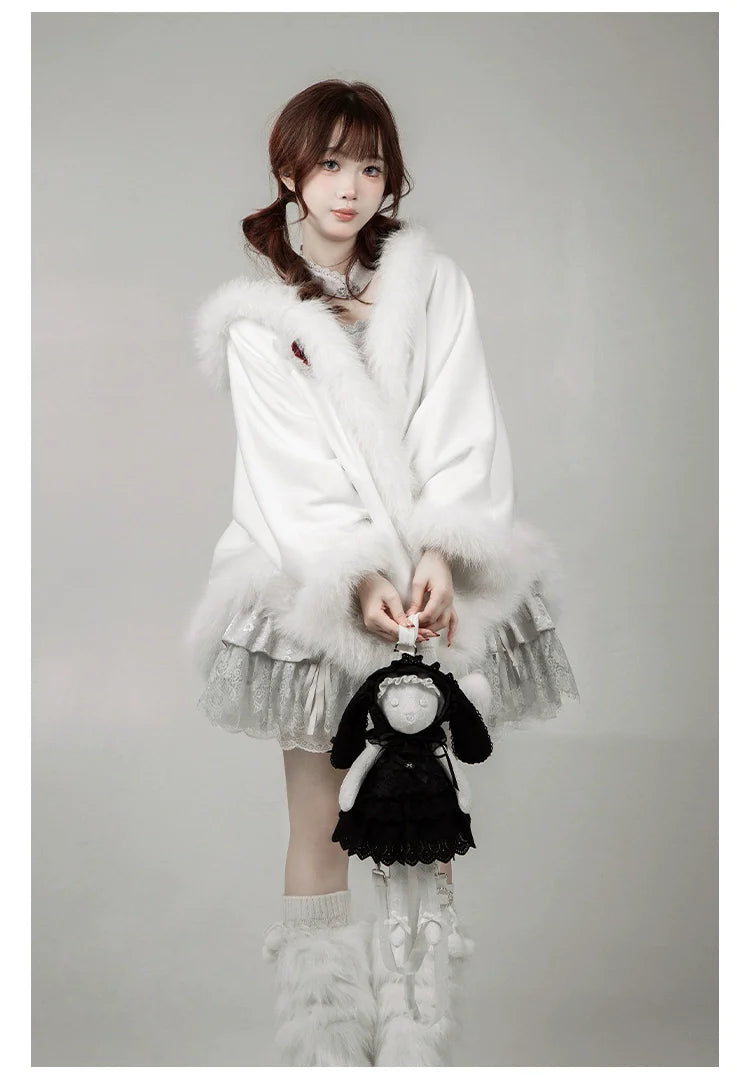 Puppet Box - Kawaii Lolita Bag Lamb Kitten Detachable Bag Dress Hat and Accessories - image 10