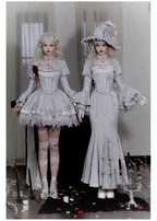 Twilight - Gothic Witch Lolita SK Suit Bodice Mermaid Dress - image 8