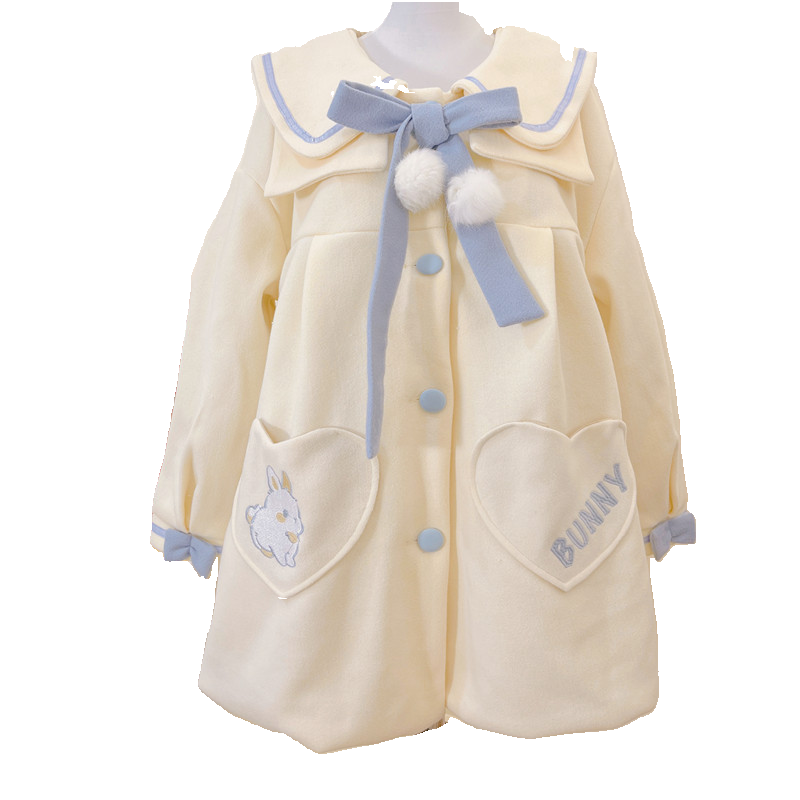 Plus Size Lolita Coat Woolen Winter Lolita Overcoat - image 11