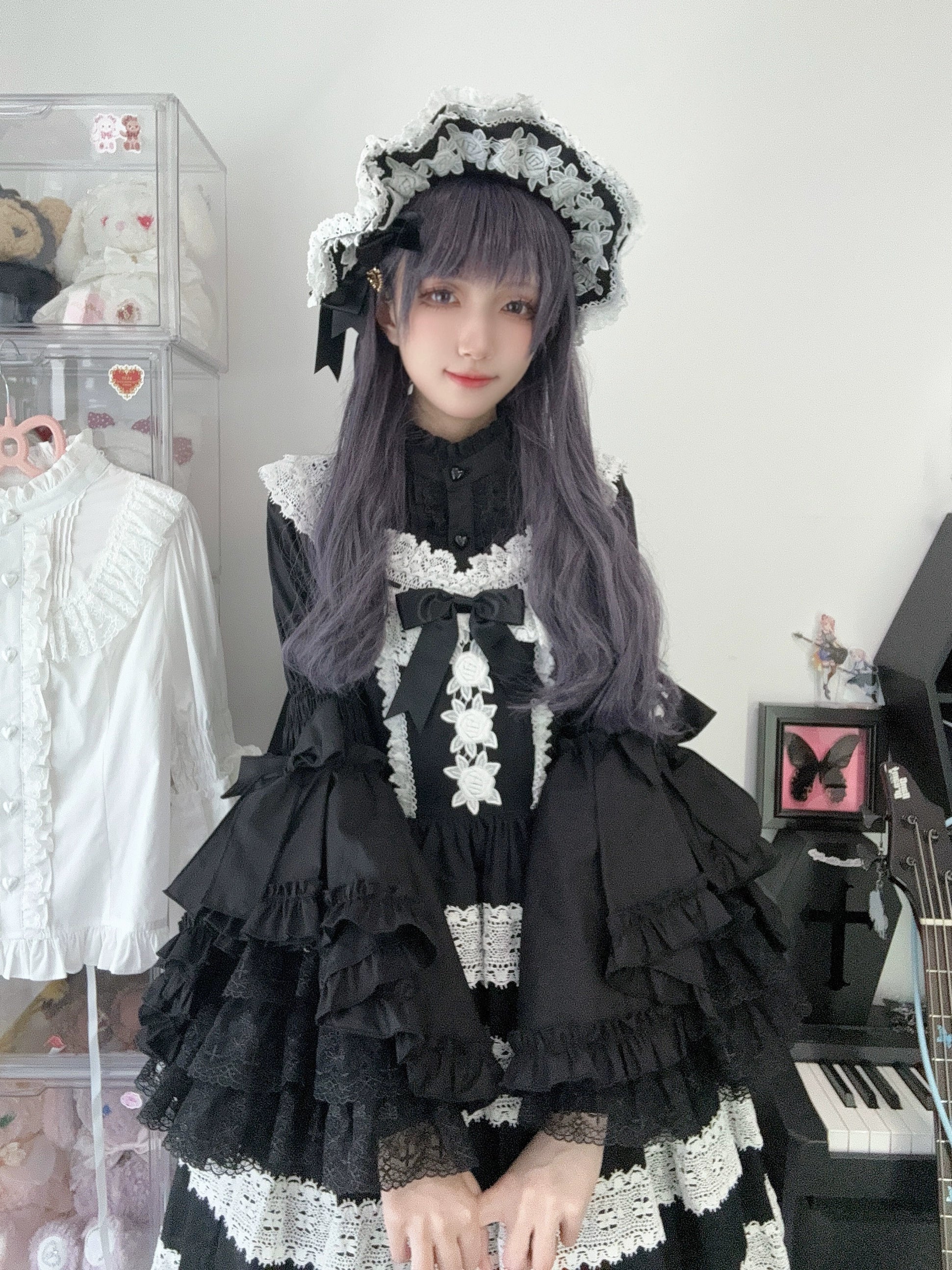Sweet Lolita Blouse Princess Sleeve Shirt Inner Wear - image 21