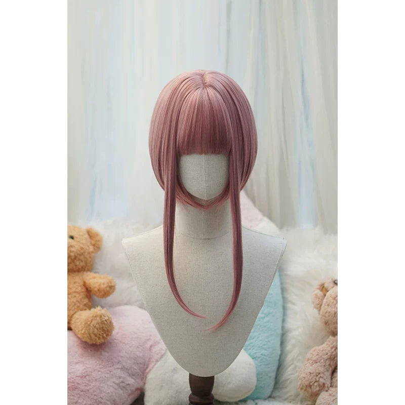 Old School Lolita See-through Bangs Wig, Curly Ponytails - image 7
