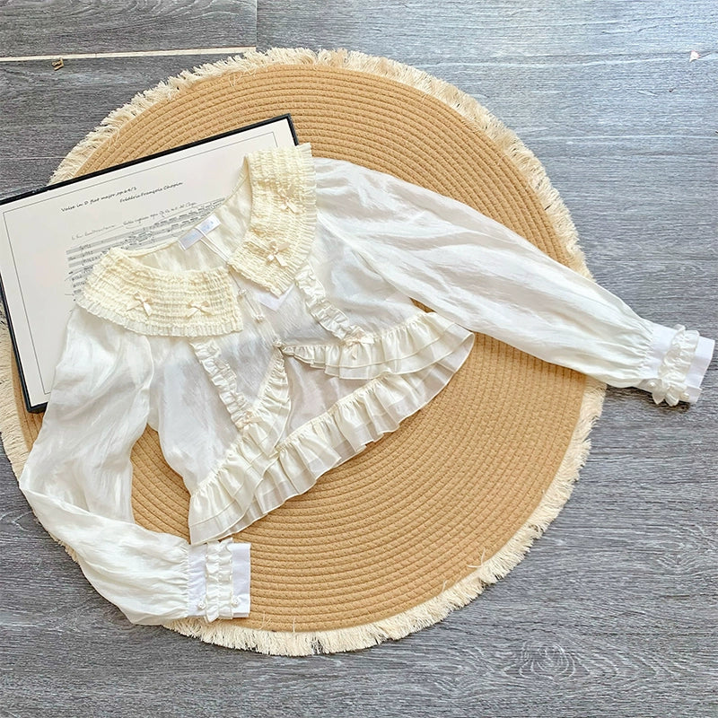 Letter and Poetry - Classic Lolita JSK Suit Four-tiered Twins Dress - image 31