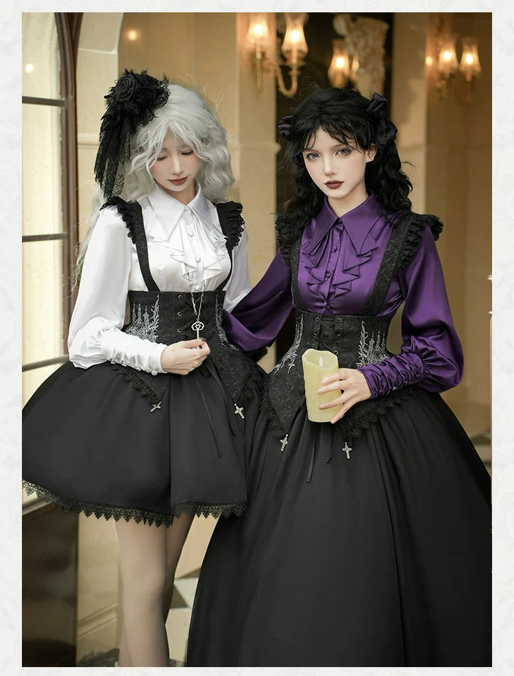 Thorny Night Gothic Lolita Bust-Support JSK - image 14