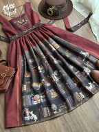 German Bookshelf - Classic Lolita Printed JSK Dress - image 52