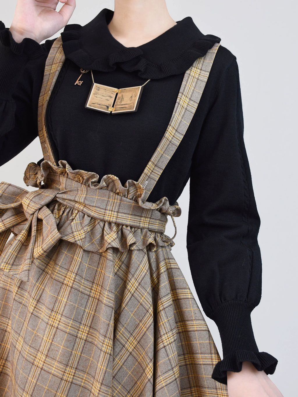 Puff Sleeve Knit Lolita Undershirt - image 18